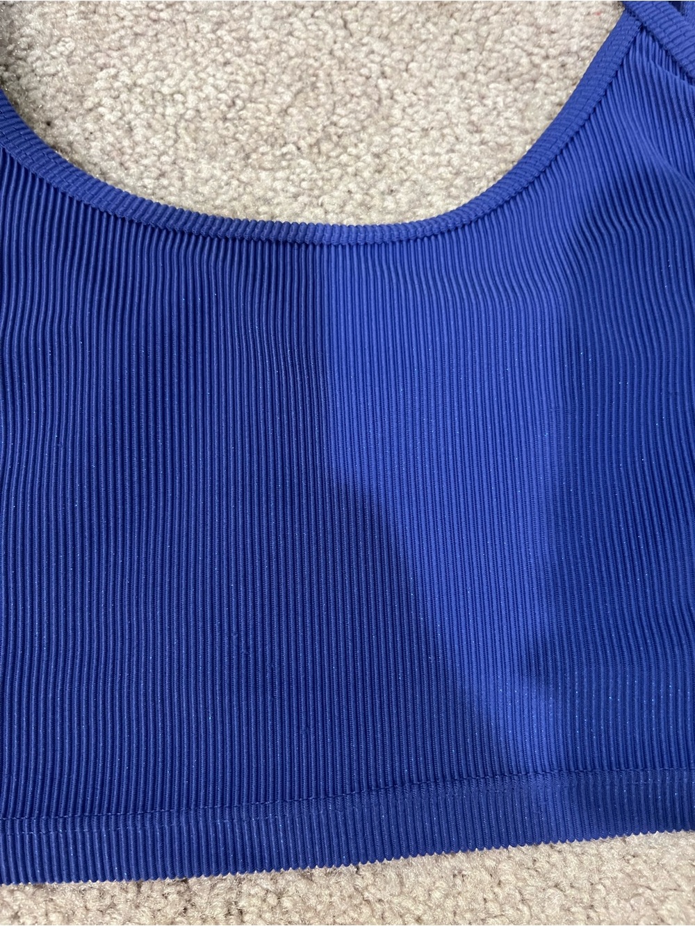 Beach Riot Elara Ribbed Sparkly Bikini Top - Picture 3 of 10